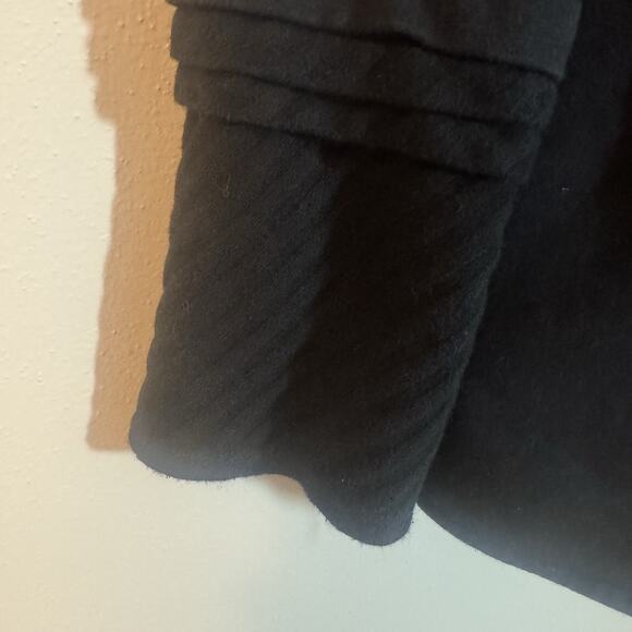 TESTIMONY Los Angeles Black Cardigan Longtail Jacket Women’s Size M Button Front - Picture 6 of 6